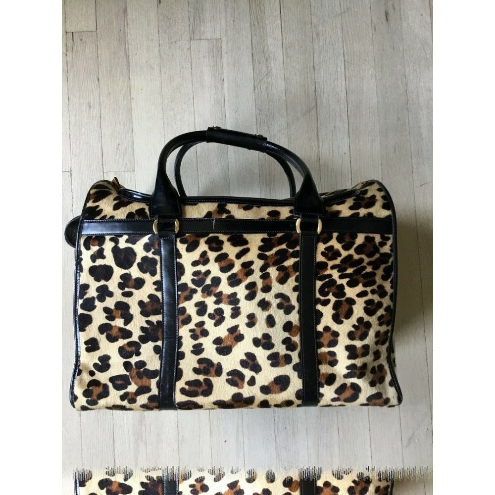Classy DOG/CAT LAI Leopard Print/blk  carrier bag